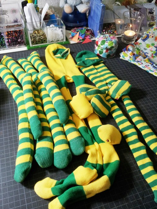 Gus and Ollie aussie sock monkeys