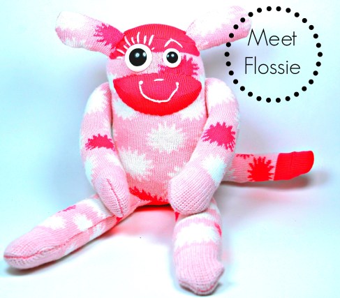 Gus and Ollie Sock Monkey Flossie