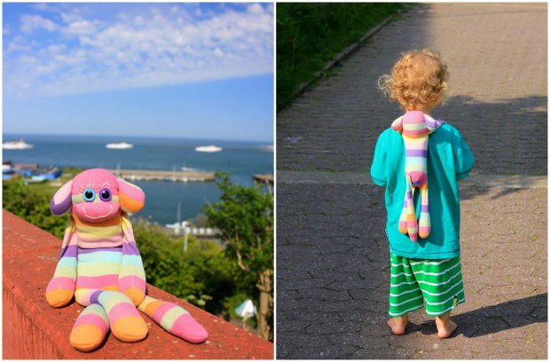 Bunte Kuh Collage, Helgoland, Hamburg, Germany, Heligoland Pilgrims, Cricket, Gus and Ollie, Clive, Sock Monkey