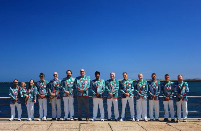 Bunte Kuh Collage, Helgoland, Hamburg, Germany, Heligoland Pilgrims, Cricket, Gus and Ollie 